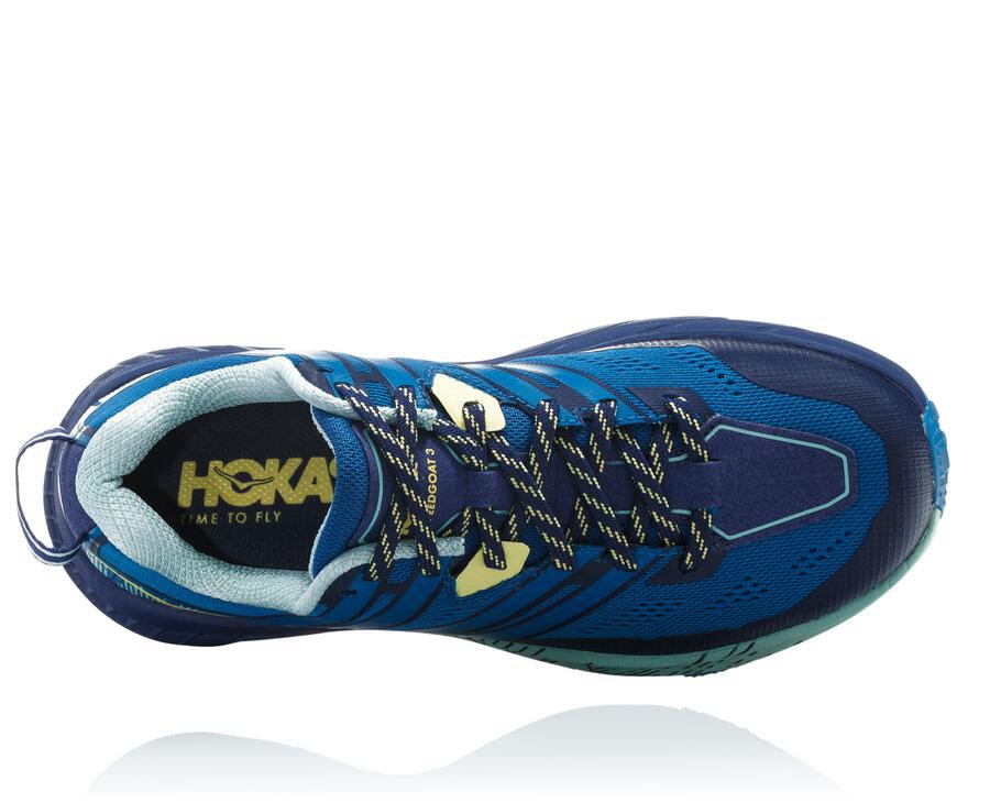 Hoka One One Trail Schoenen Dames - Speedgoat 3 - Blauw - BT7283610